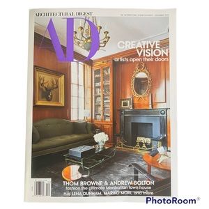 ARCHITECTURAL DIGEST Magazine December 2022 Thom Browne Andrew Bolton Manhattan